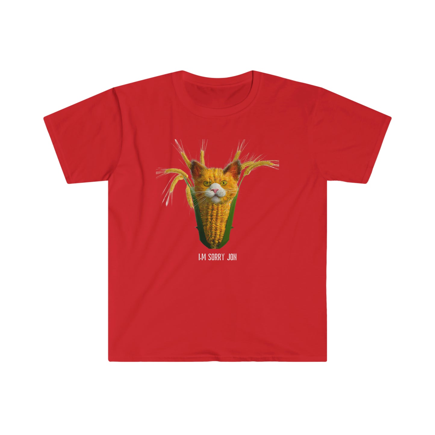 Cat Corn Meme T-Shirt