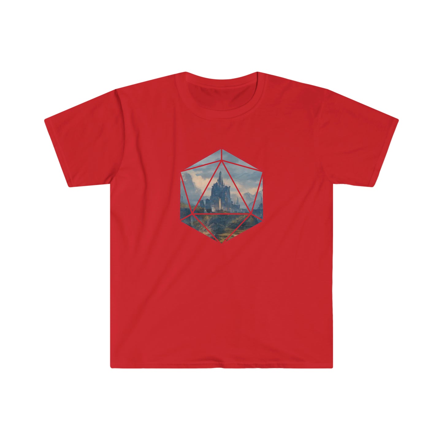 D20 Medieval Castle D&D Shirt