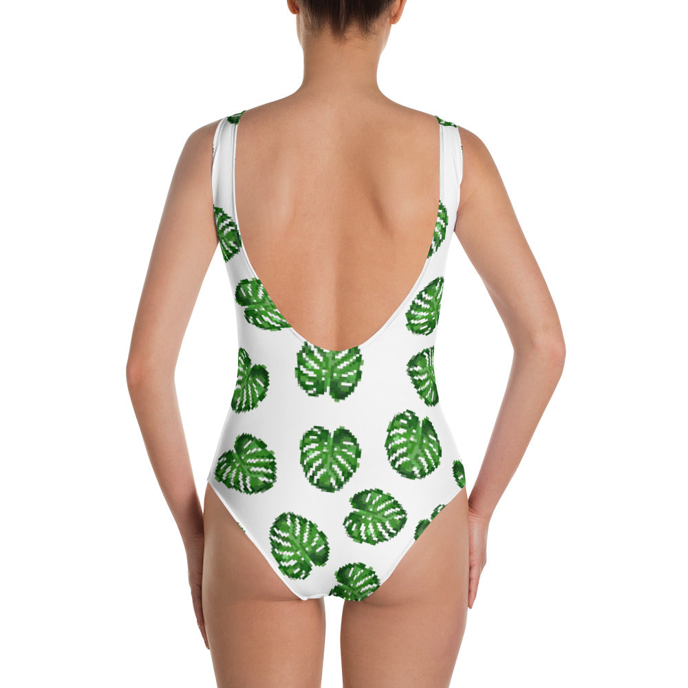 Monstera One-Piece Swimsuit