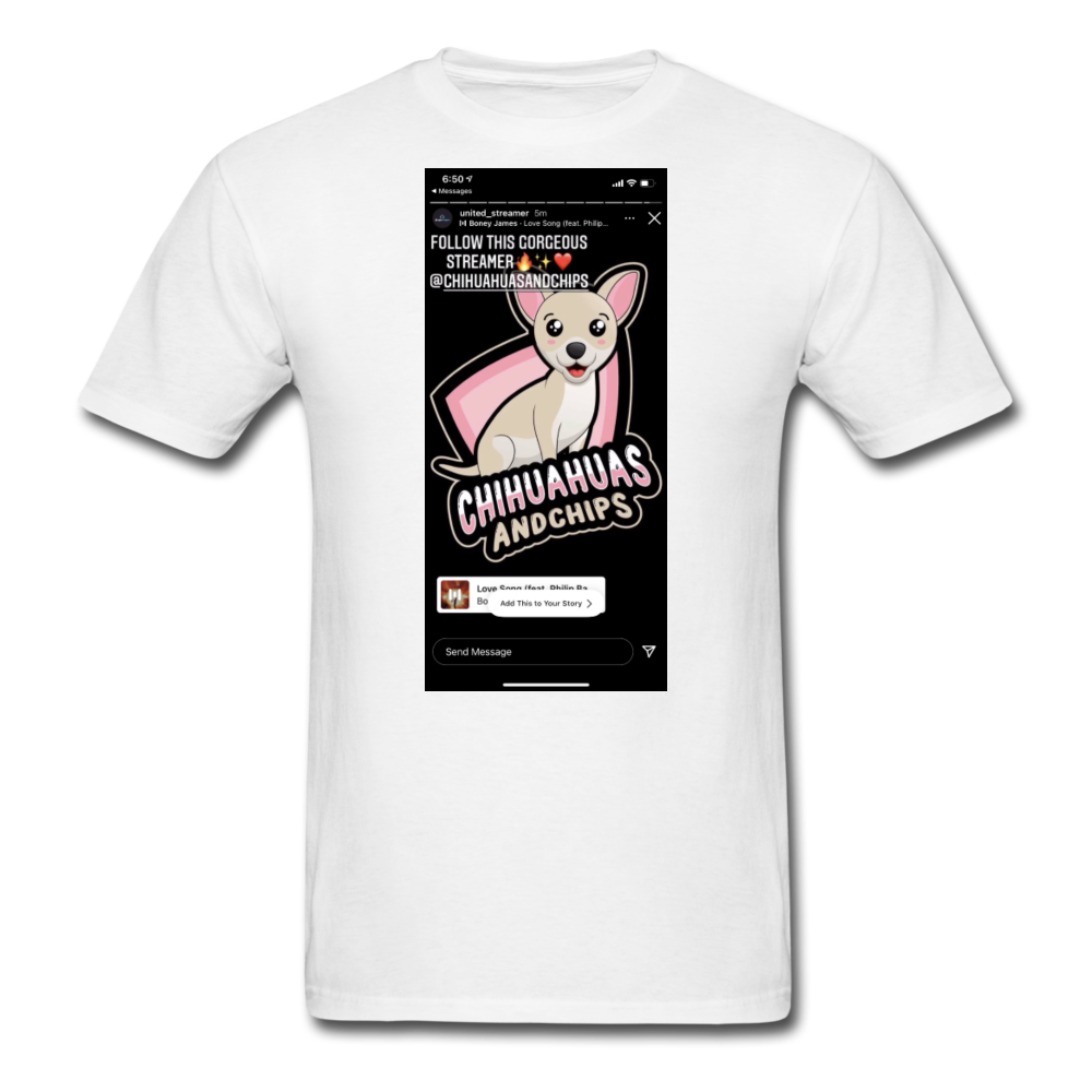 ChihuahuasAndChips T-Shirt - white