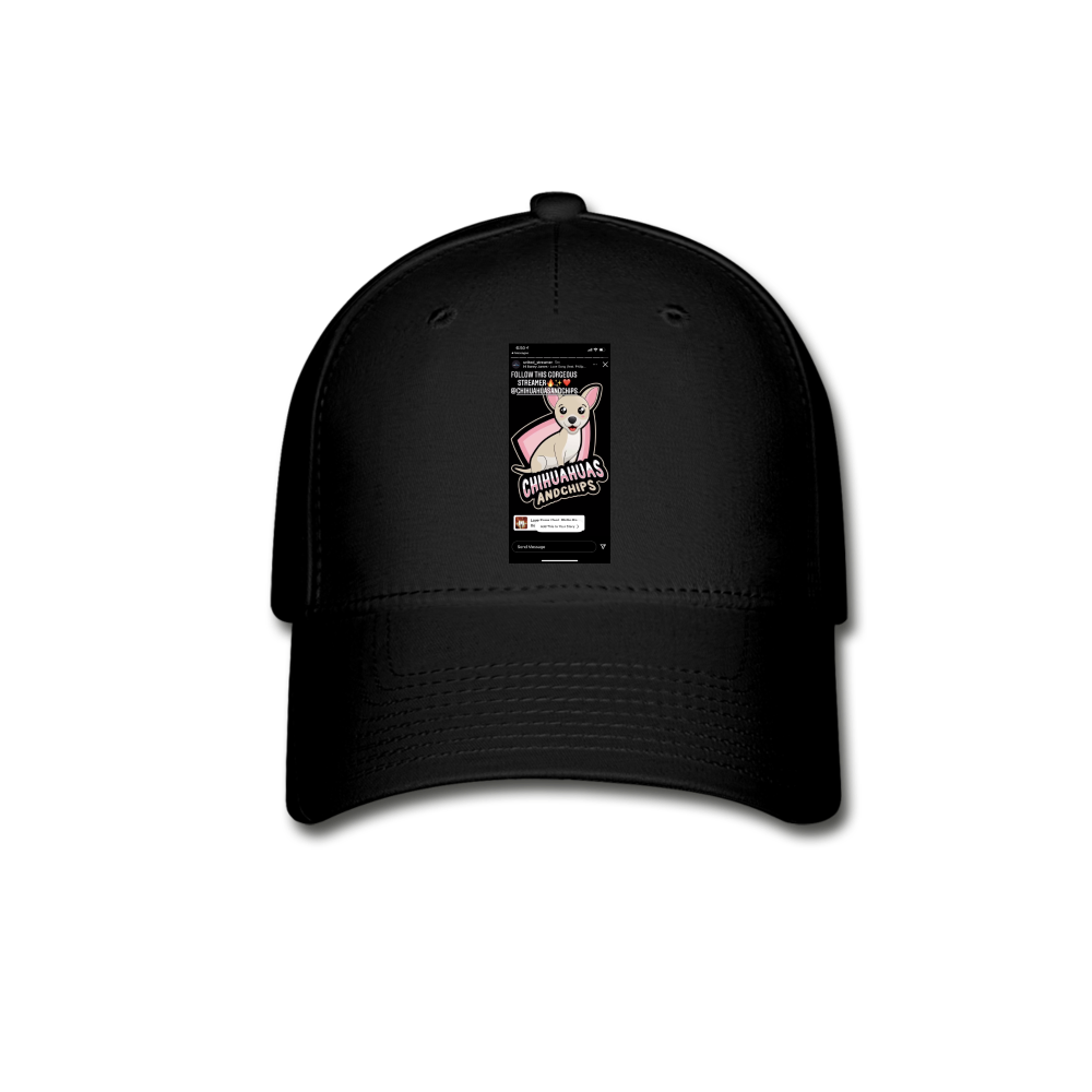 ChihuahuasAndChips Baseball Cap - black