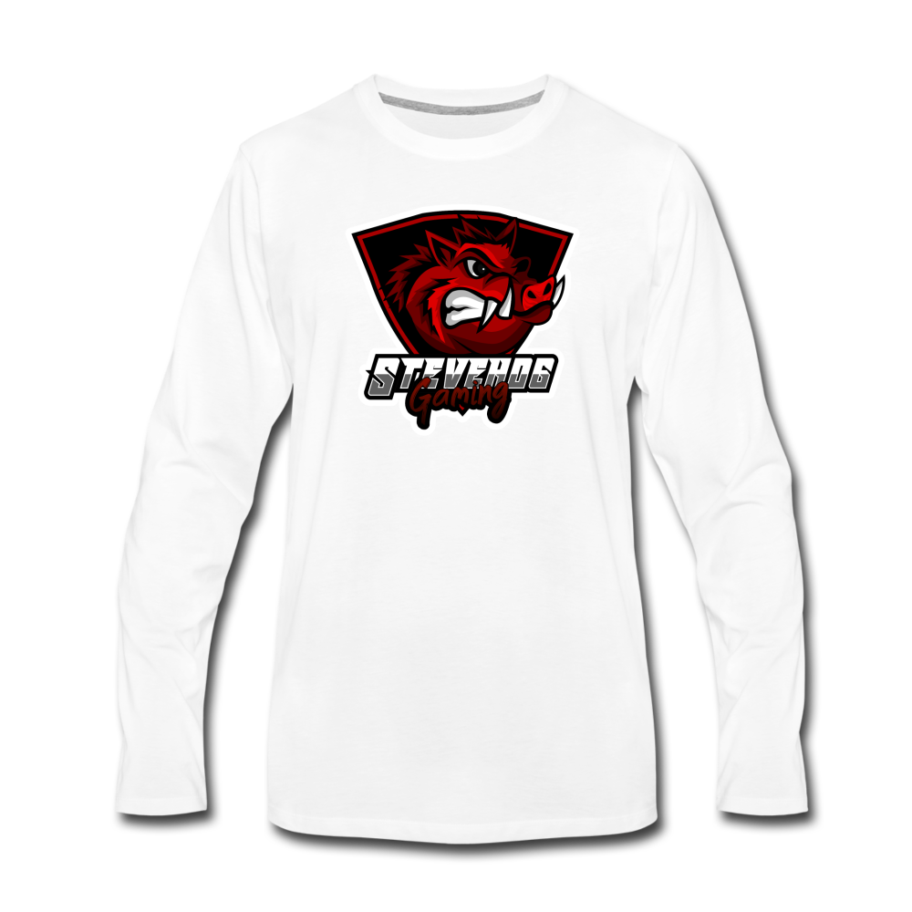 SteveHogGaming Long Sleeve T-Shirt - white
