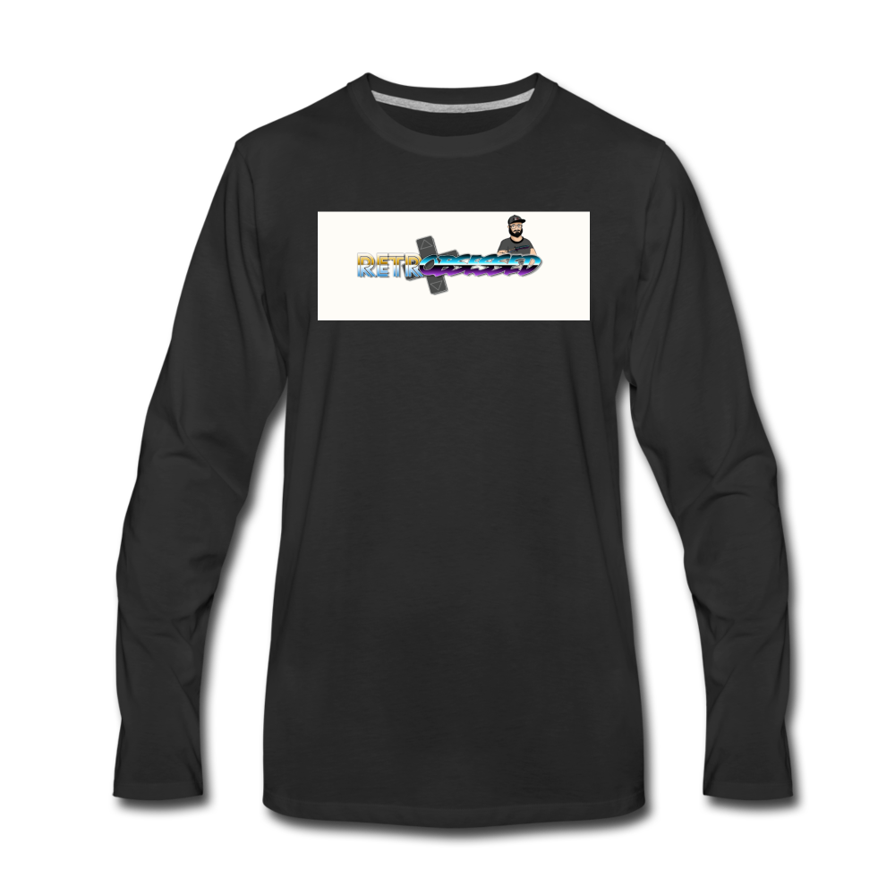 RetrObsessed Long Sleeve T-Shirt - black