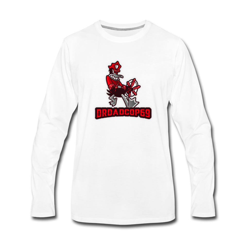 DrDadCop Long Sleeve T-Shirt - white