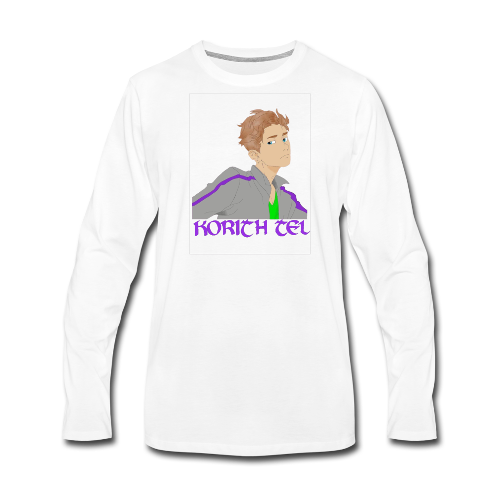 Korith Tel Long Sleeve T-Shirt - white