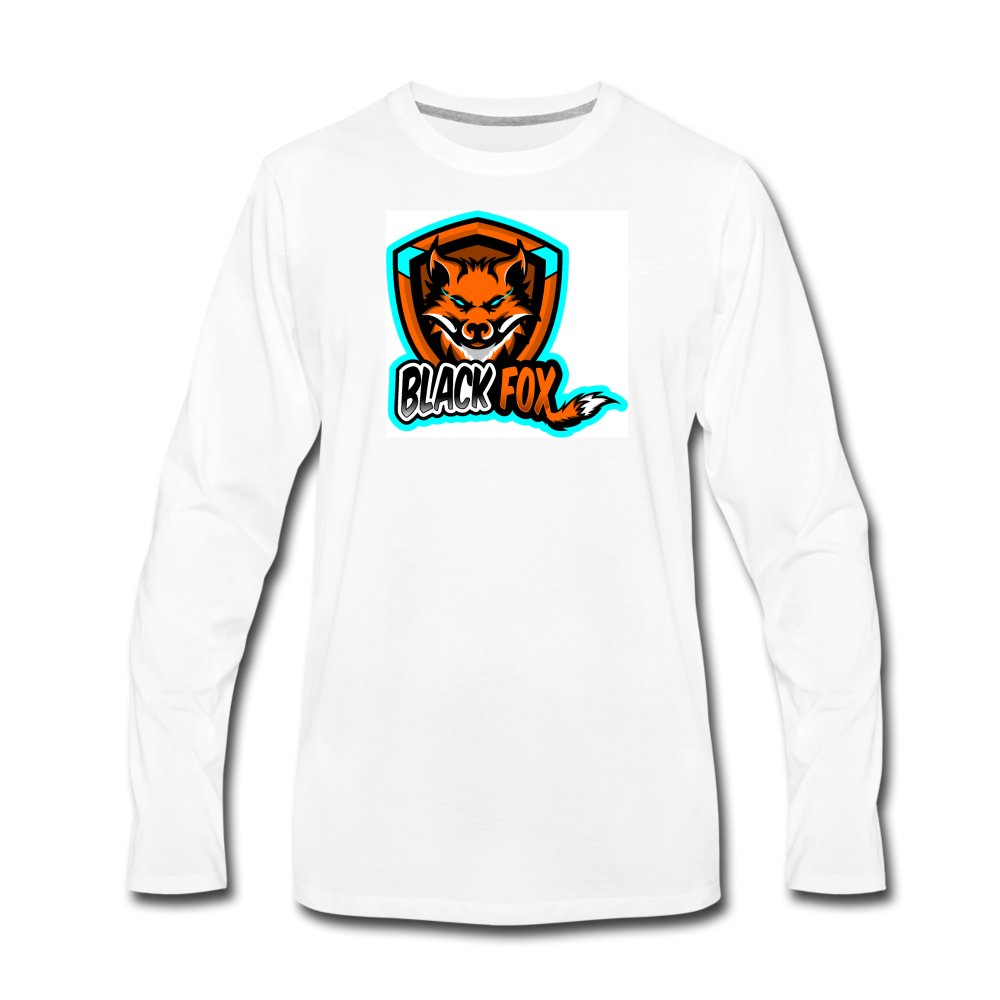 BLACKFOX NATION Long Sleeve T-Shirt - white
