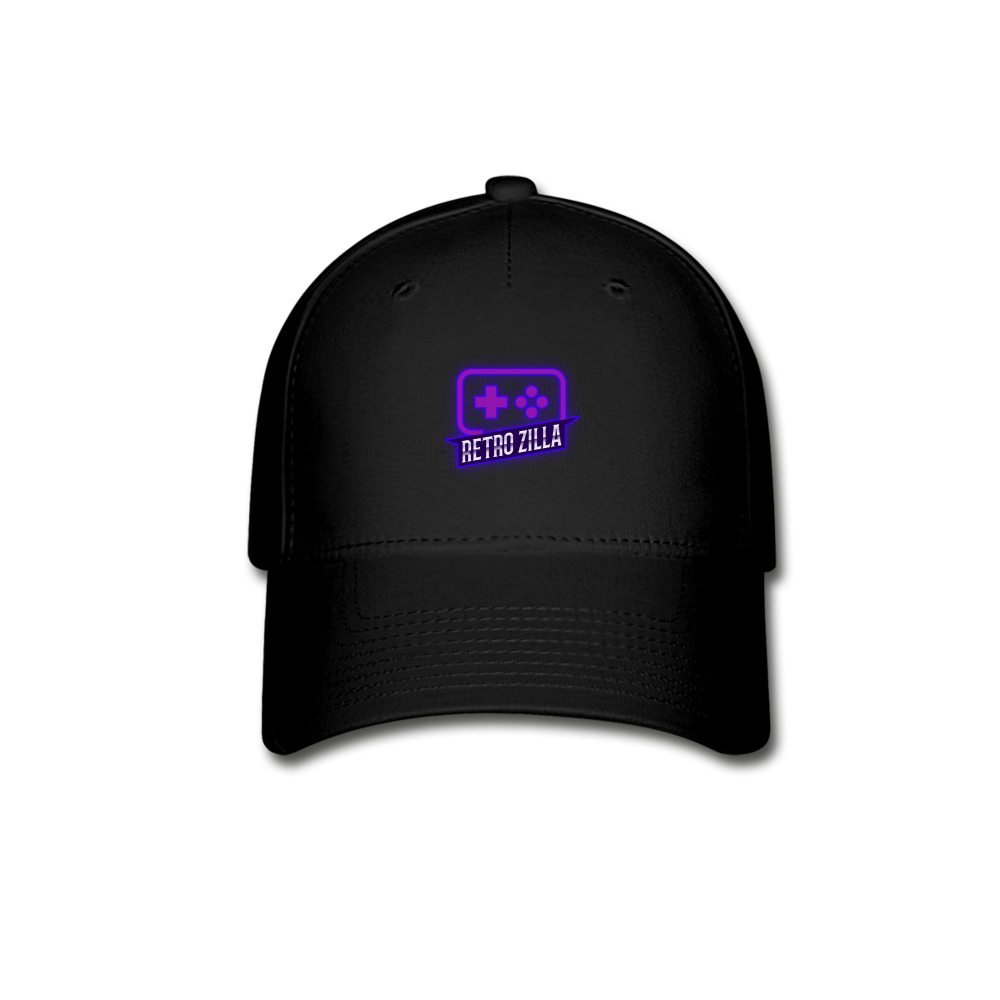 Retro Lounge Baseball Cap - black