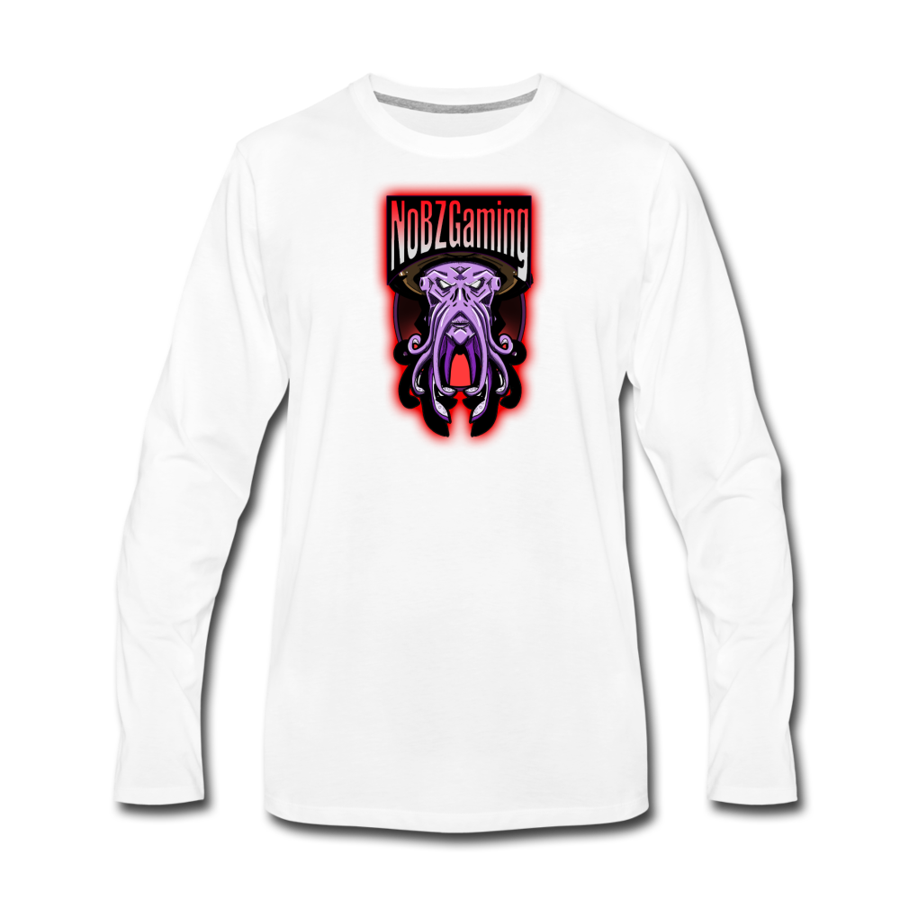 Downtown Kraken Long Sleeve T-Shirt - white