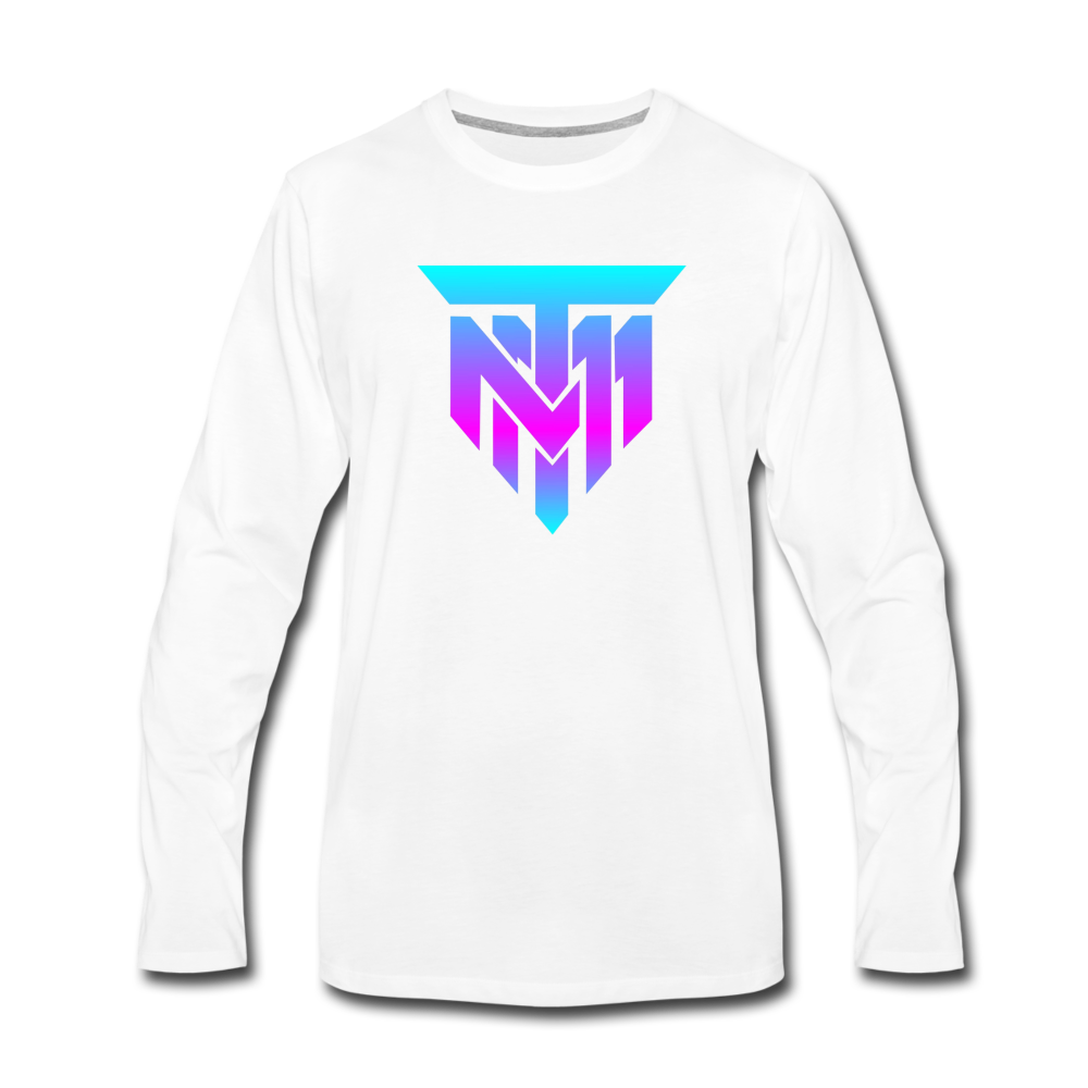 Trippy Long Sleeve T-Shirt - white