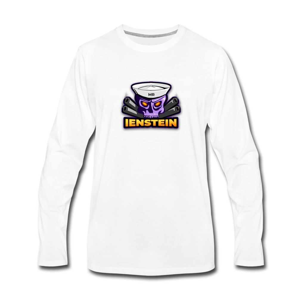 Mr Ienstein Long Sleeve T-Shirt - white