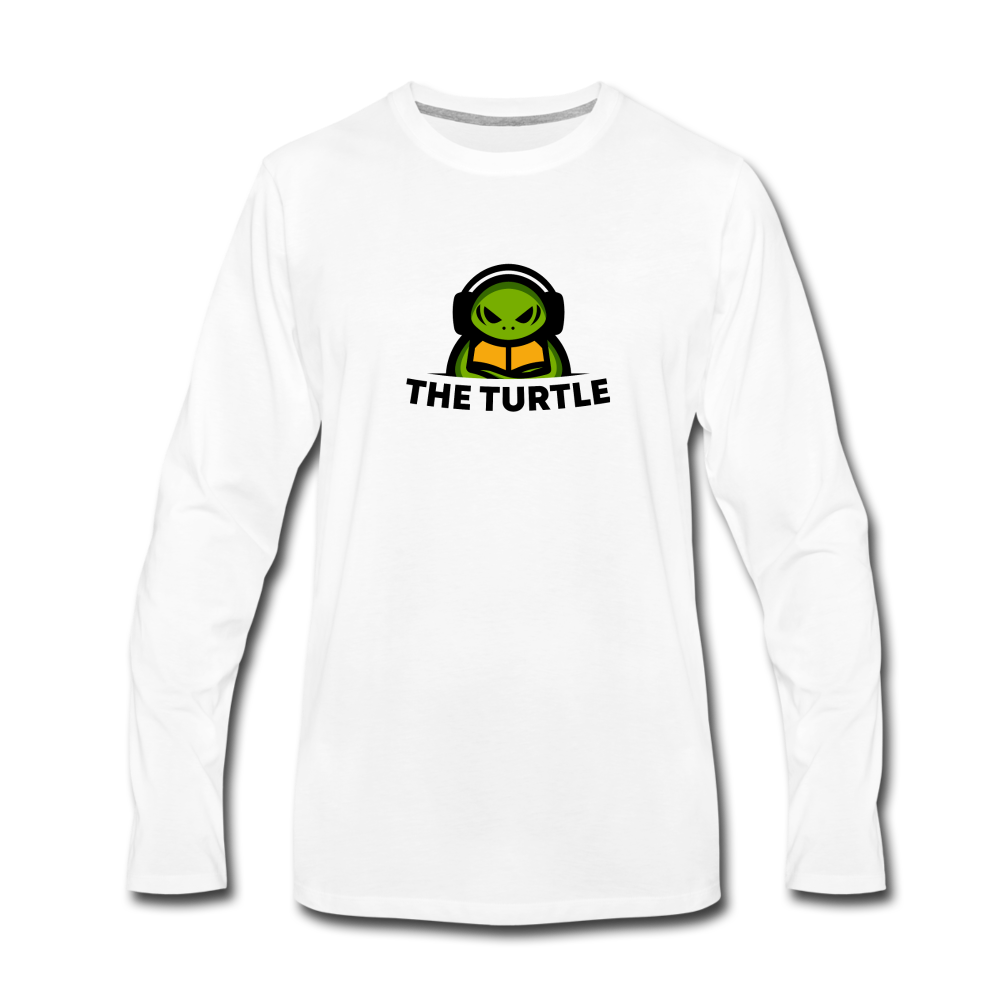 The Turtle Long Sleeve T-Shirt - white