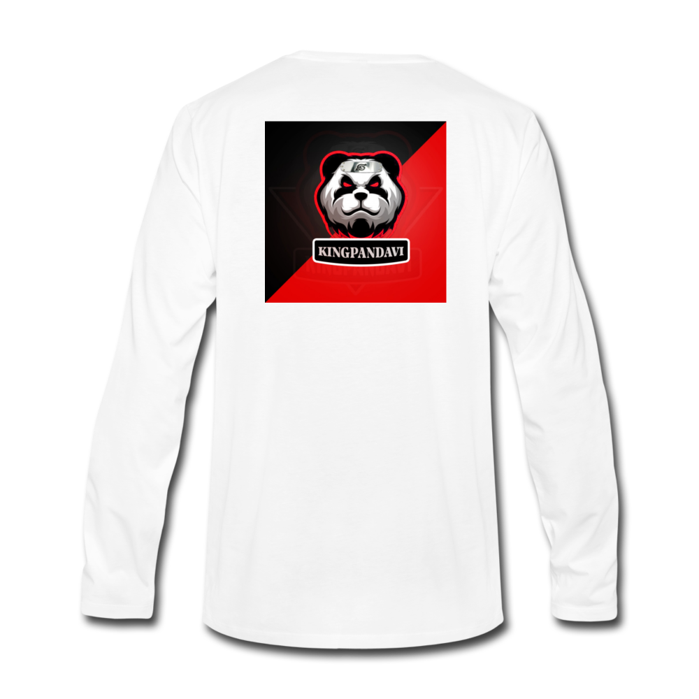 KingPandaVI Long Sleeve T-Shirt - white