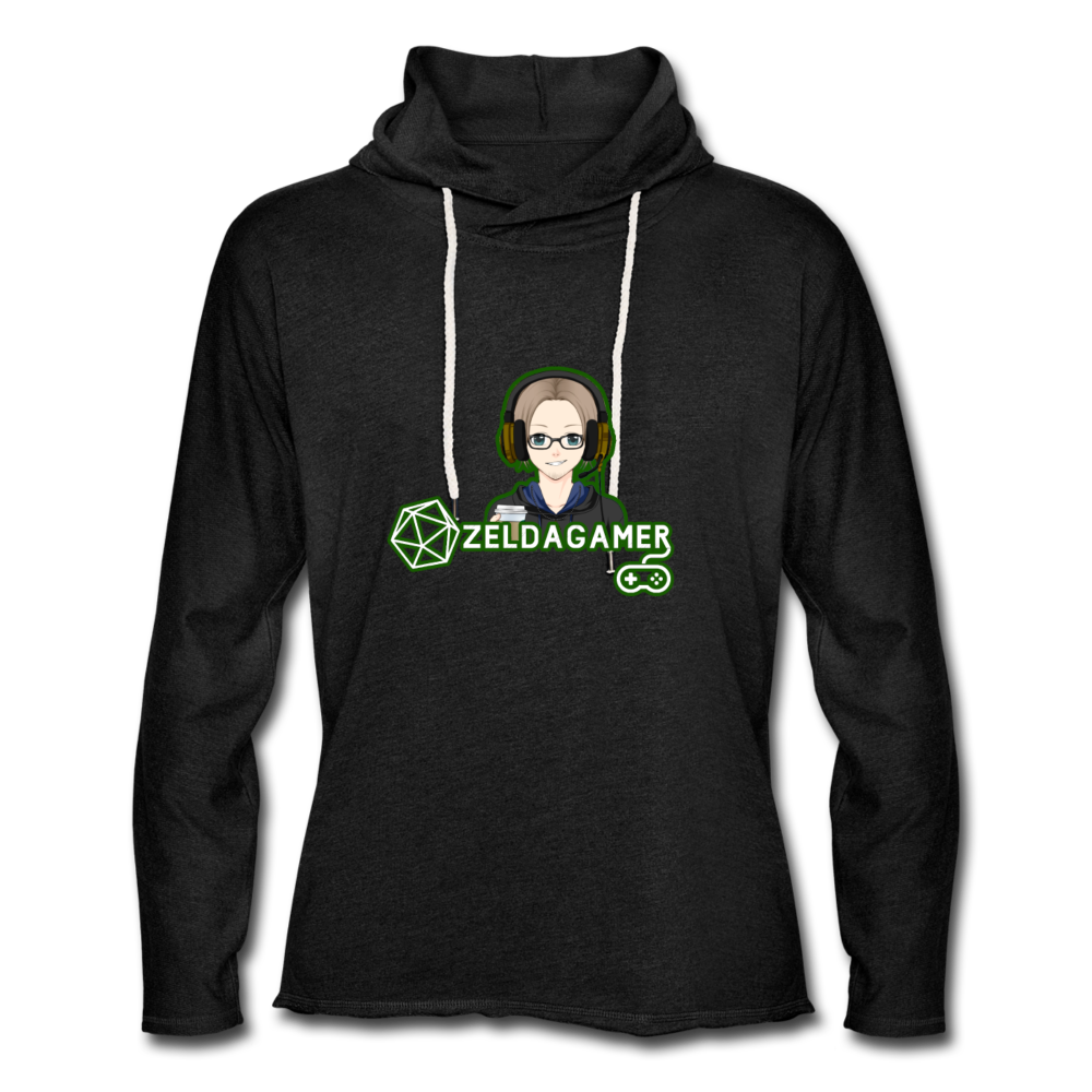 ZeldaGamer Terry Hoodie - charcoal gray