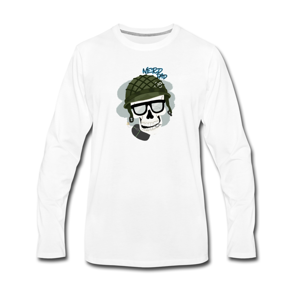 NerdDad Long Sleeve T-Shirt - white