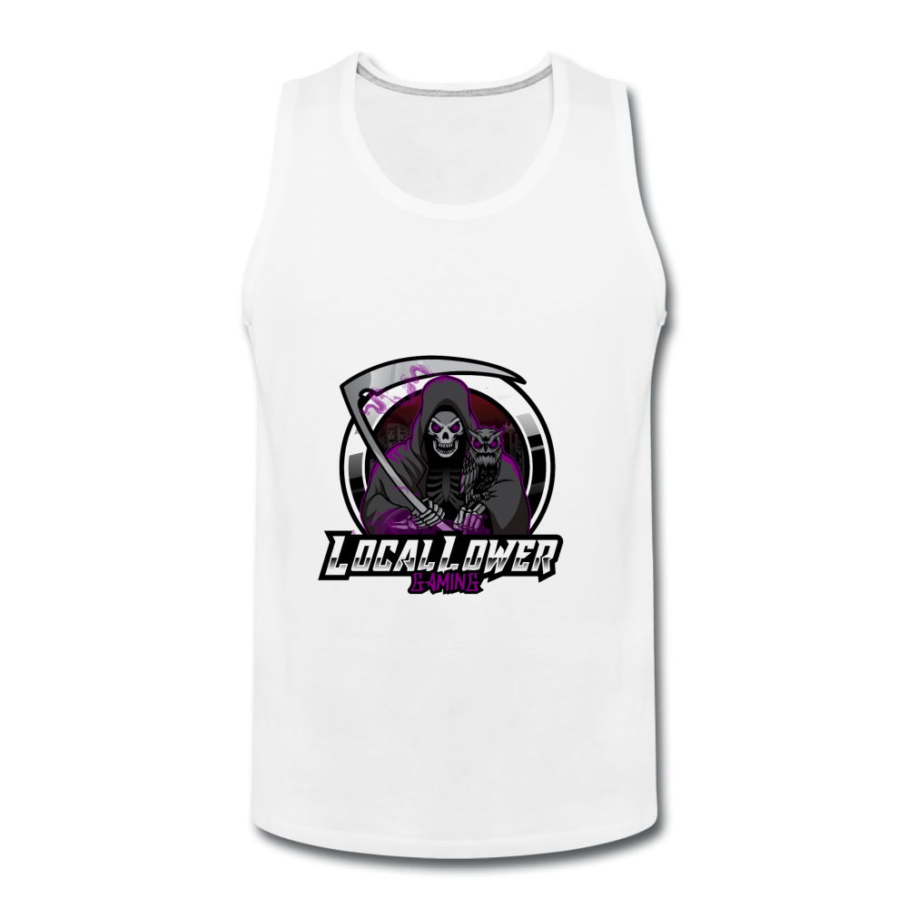 LocalLower Gaming’s Men’s Tank - white