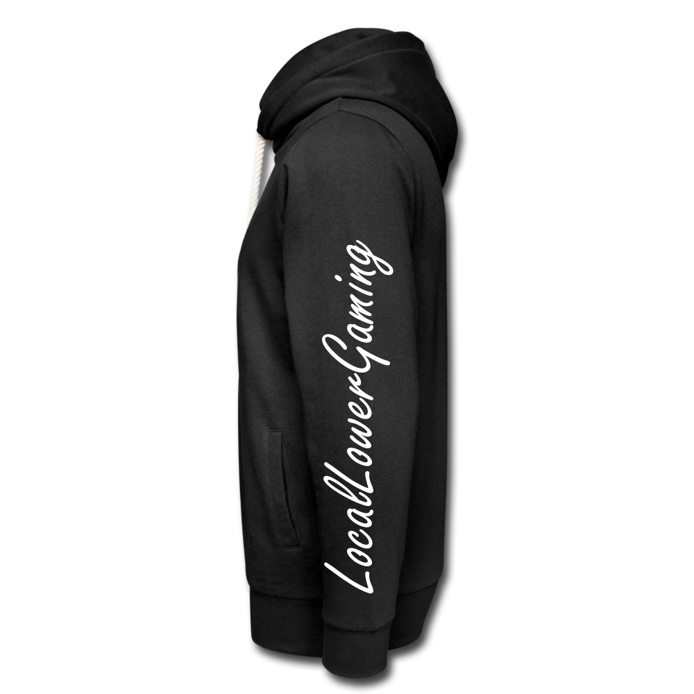 LocalLower Gaming’s Shawl Collar Hoodie - black