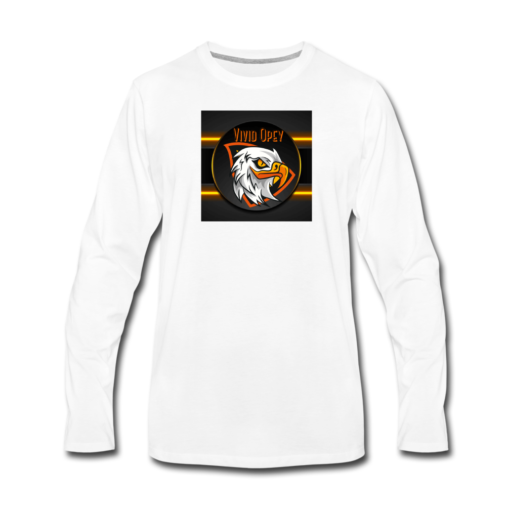Vivid Opey Long Sleeve T-Shirt - white