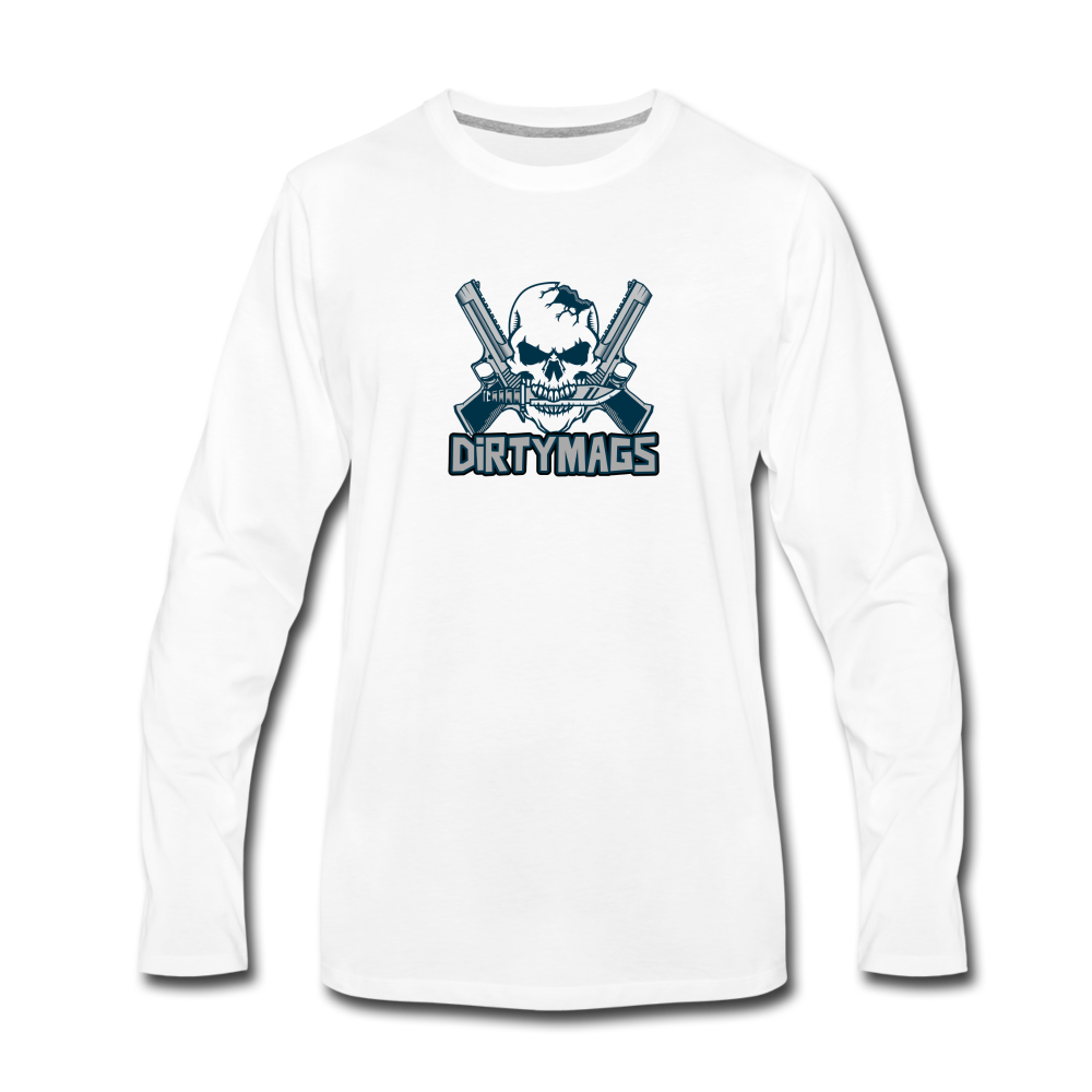 DirtyMags Long Sleeve T-Shirt - white