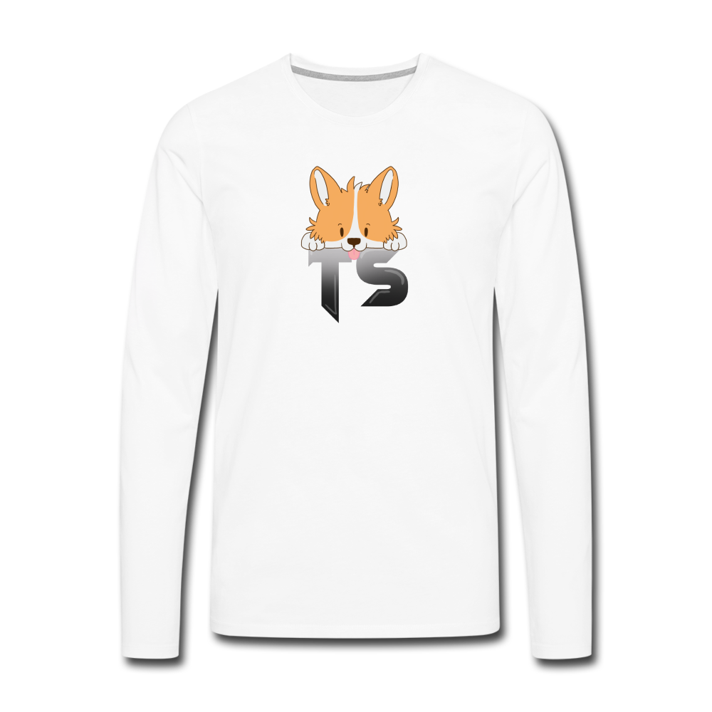 Team Silver Long Sleeve T-Shirt - white