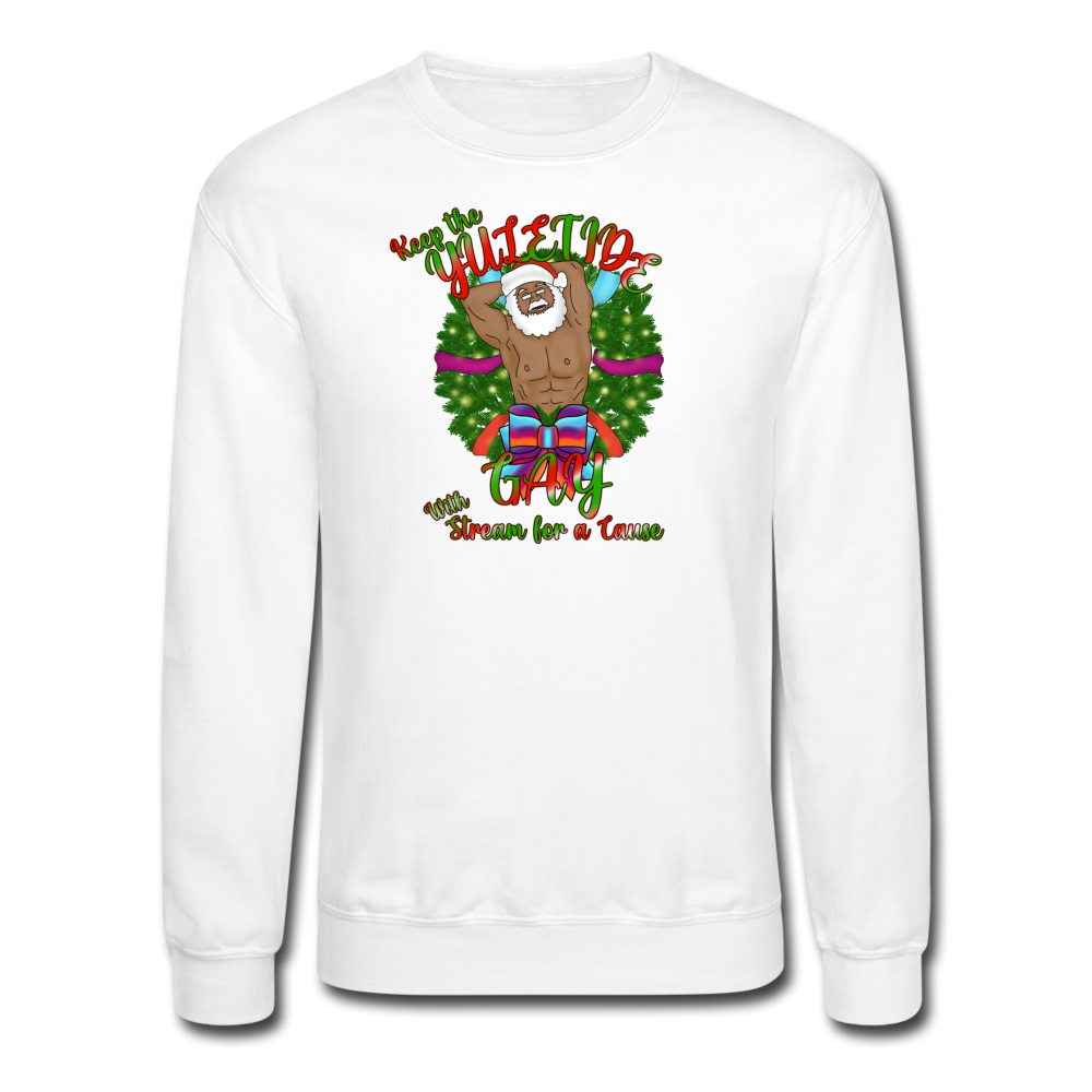 Stream for a Cause Crewneck Sweatshirt #1 - white