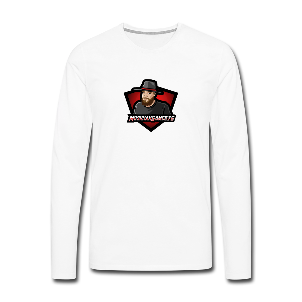 MusicianGamer76 Long Sleeve T-Shirt - white