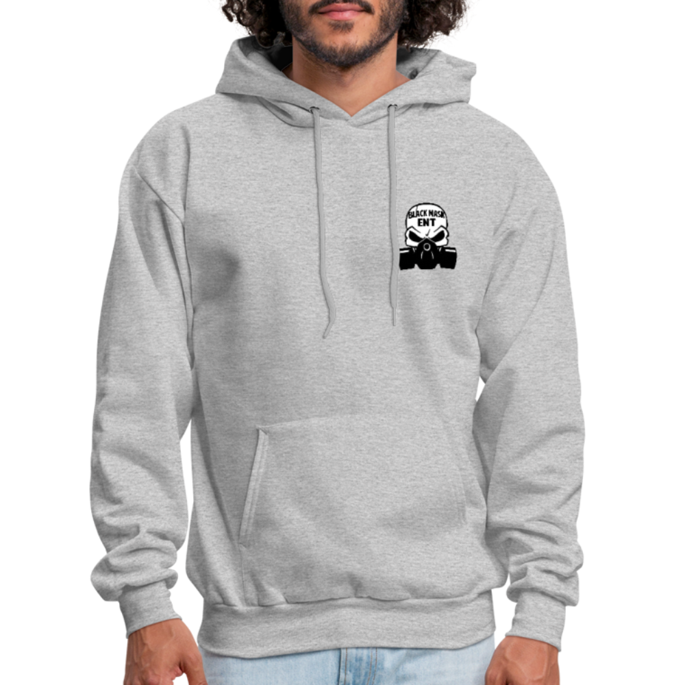Black Mask Gaming Hoodie - heather gray