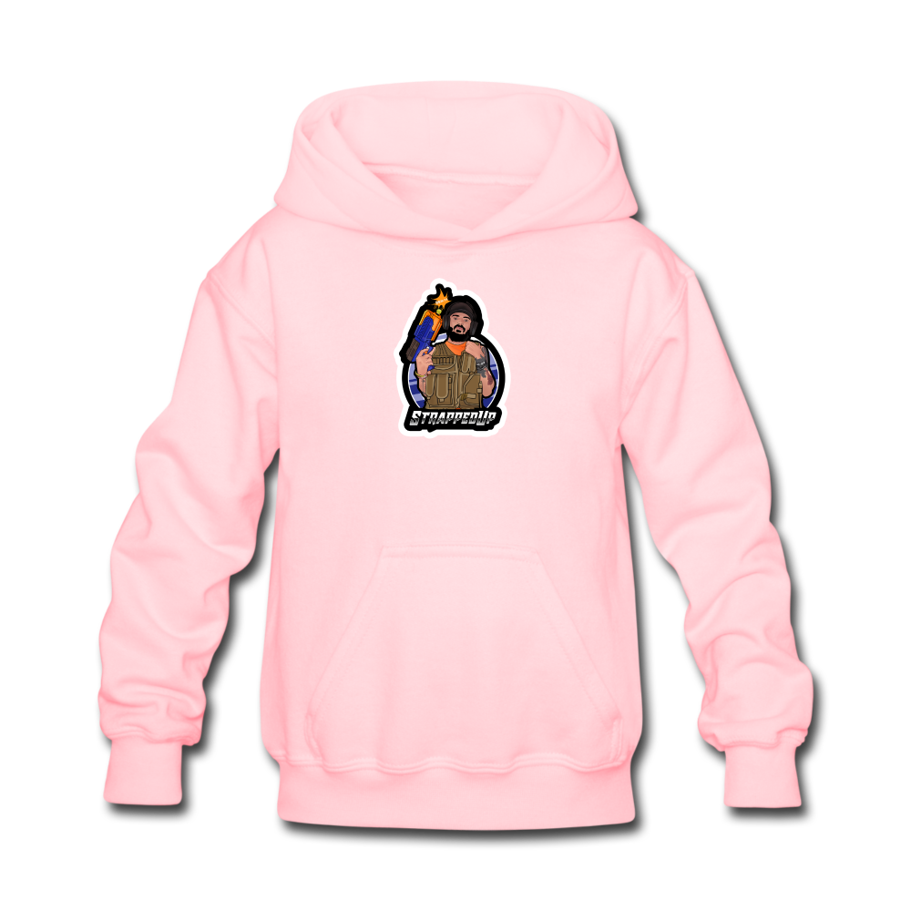 StrappedUp Kids' Hoodie - pink