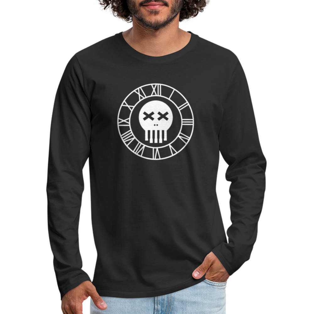 NEVERKiLLTIME Black Long Sleeve T-Shirt - black