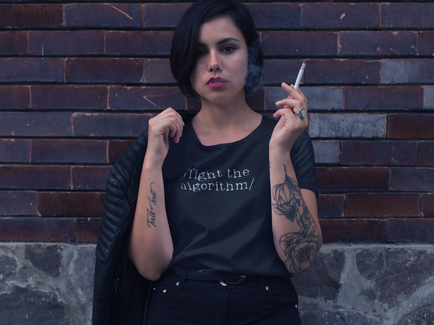 /fight the algorithm/ T-shirt