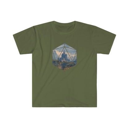 D20 Medieval Castle D&D Shirt
