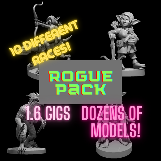 Rogue Miniature STL Pack