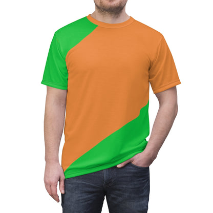 Custom Orange/Green Gamer Jersey