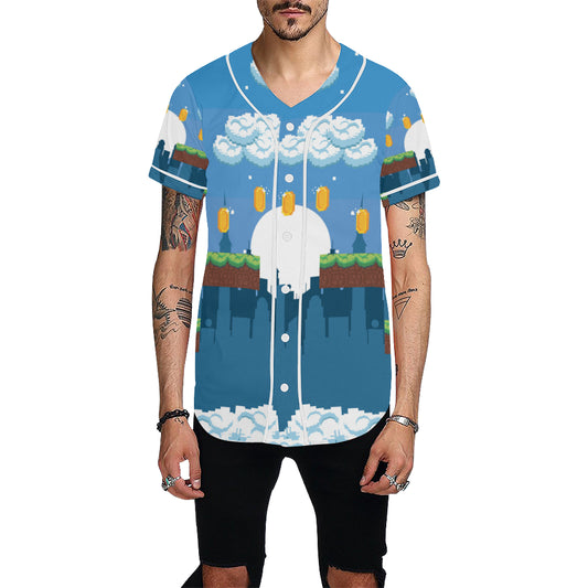 Retro Button Down Gamer Jerseys