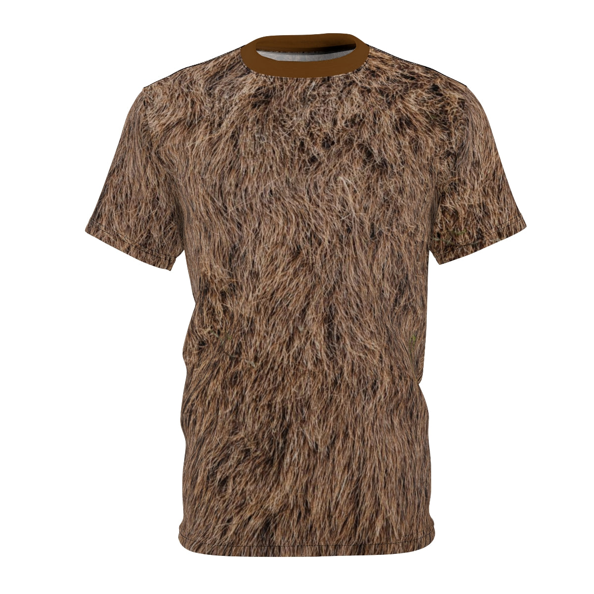 Brown Fur Print Shirt