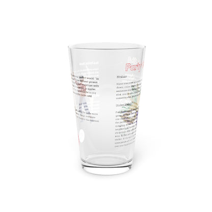 Party Games #4 Pint Glass