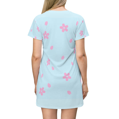 Sakura Blossom T-Shirt Dress