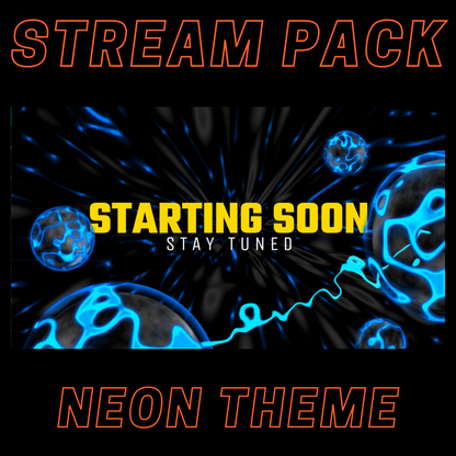 Neon Themed Graphics Pack