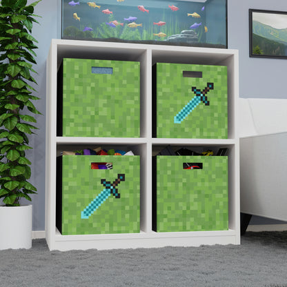 Crafter Storage Box, Minecraft Box, Video Game Decor, Gamer Decor, Streamer, Boys Room