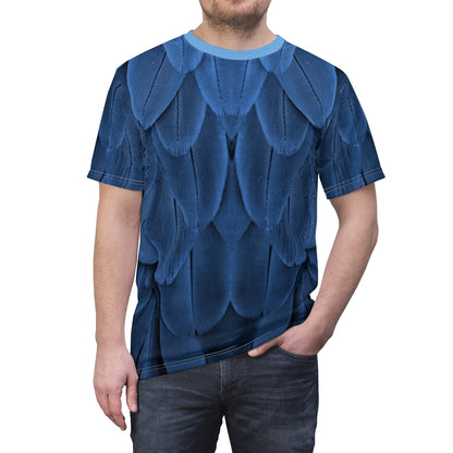 Blue Feather Shirt