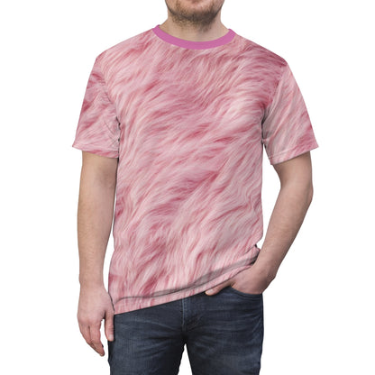 Pink Fur Print Shirt