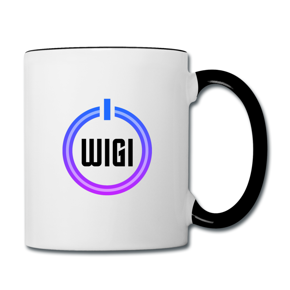WIGI Coffee Mug - white/black