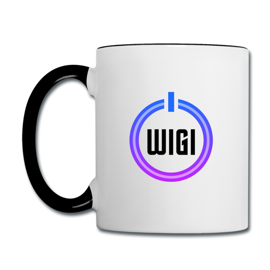 WIGI Coffee Mug - white/black