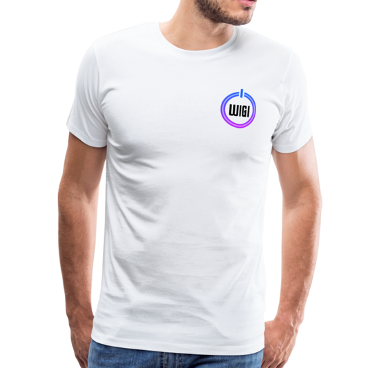 White WIGI T-Shirt (unisex cut) - white