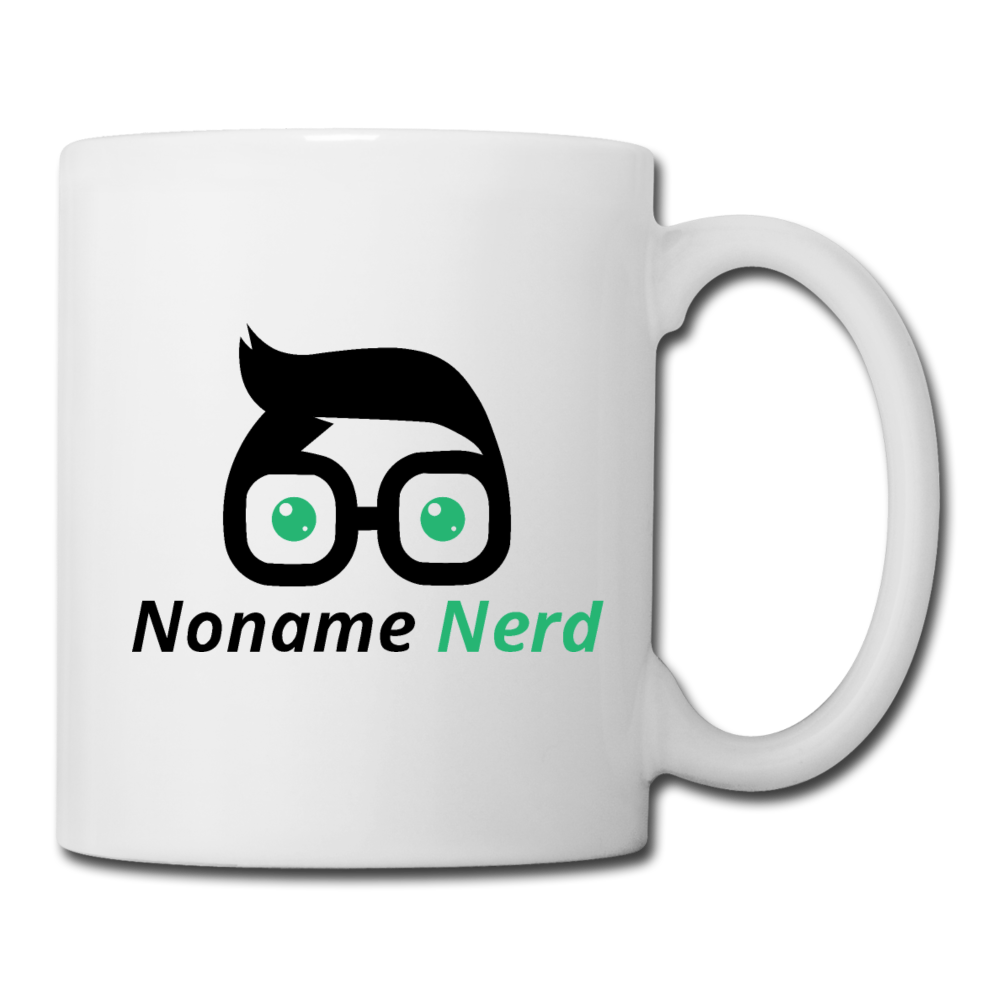 Noname Nerd Mug - white