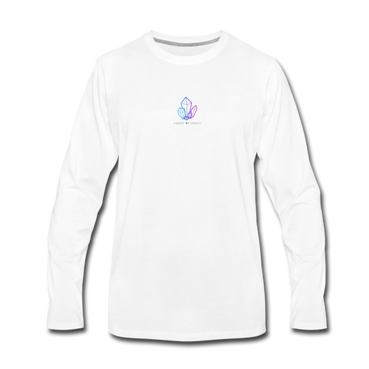 facets_of_energy Long Sleeve T-Shirt - white