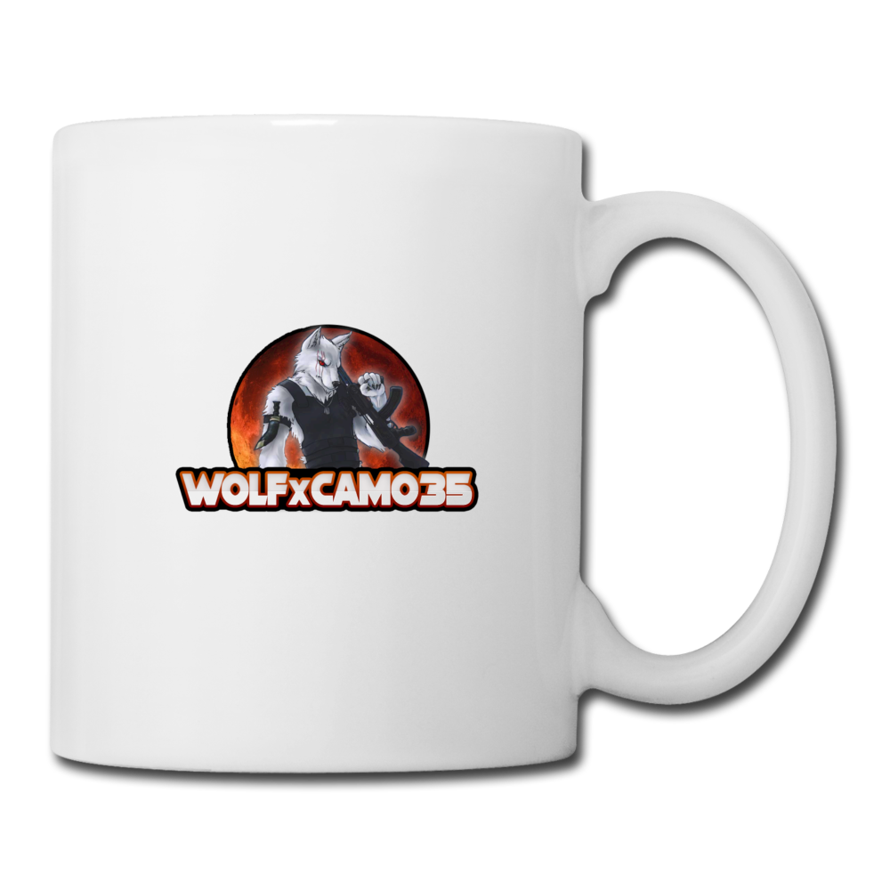 WOLFxCAMO35 Coffee/Tea Mug - white