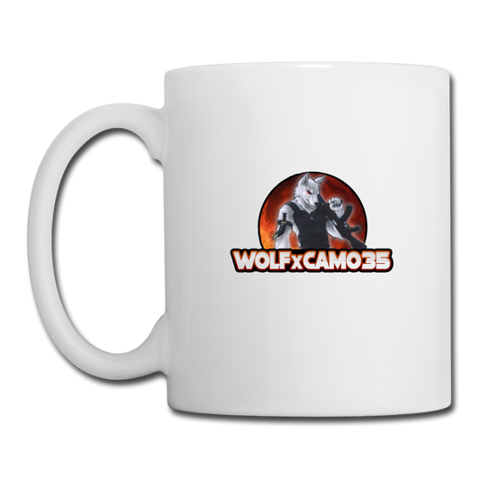 WOLFxCAMO35 Coffee/Tea Mug - white