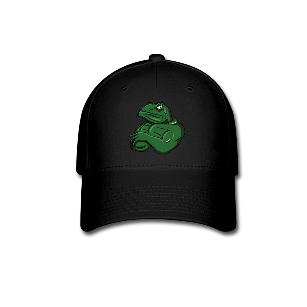 Smacky The Frog Baseball Cap - black