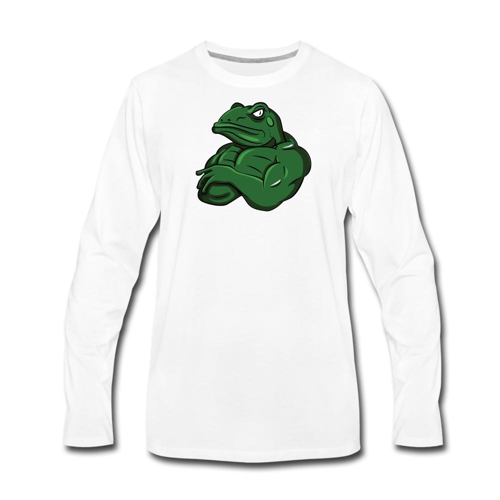 Smacky The Frog Long Sleeve T-Shirt - white