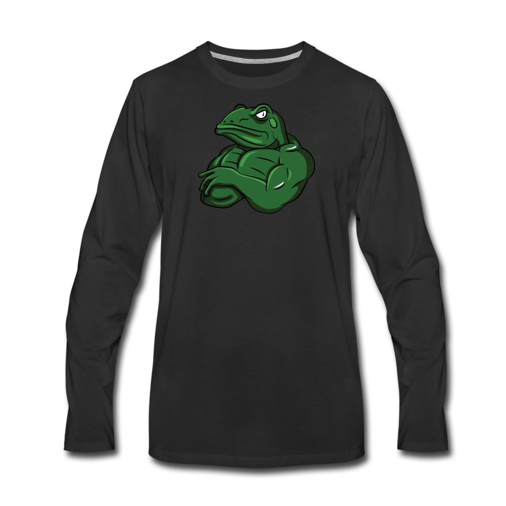 Smacky The Frog Long Sleeve T-Shirt - black